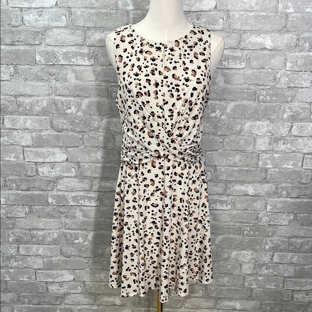 As U Wish Brown and Black Sleeveless Sundress
